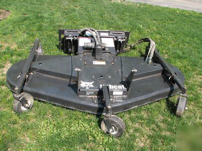 bobcat finish mower for skid steer|brush mower attachment for bobcat.